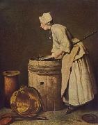 Frau Geschirr scheuernd Jean Simeon Chardin